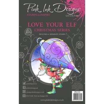 Pink Ink Designs - Stempelset "Love Your Elf" Clear Stamps