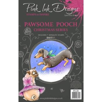 Pink Ink Designs - Stempelset "Pawsome Pooch" Clear Stamps
