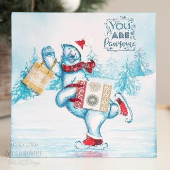 Pink Ink Designs - Stempelset "Beary Christmas" Clear Stamps