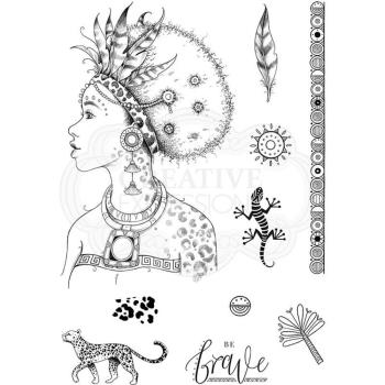 Pink Ink Designs - Stempelset "African Queen" Clear Stamps