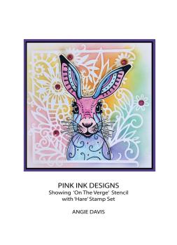 Pink Ink Designs - Schablone "On The Verge" Stencil