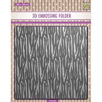Nellie Snellen - Prägefolder "Zebra" 3D Embossing Folder 