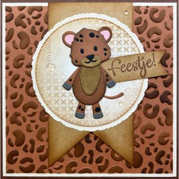 Nellie Snellen - Prägefolder "Leopard" 3D Embossing Folder 