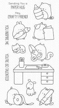 My Favorite Things - Stempelset "Crafty Friends" Clear Stamps