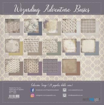 Papers For You - Designpapier "Wizarding Adventure II" Scrap Paper Pack 8x8 Inch - 28 Bogen