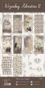 Papers For You - Designpapier "Wizarding Adventure II" Scrap Paper Pack 6x12 Inch - 10 Bogen 