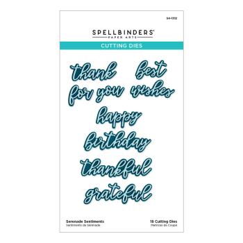 Spellbinders - Stanzschablone "Serenade Sentiments" Dies