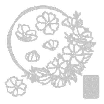 Sizzix - Stanzschablone "Floral Round" Thinlits Craft Dies by Lisa Jones