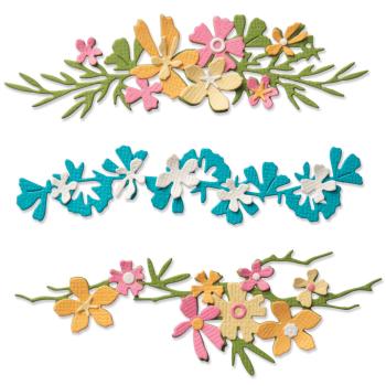 Sizzix - Stanzschablone "Woodland Borders" Thinlits Craft Dies by Olivia Rose