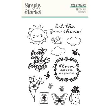 Simple Stories - Stempelset "Fresh Air" Clear Stamps 