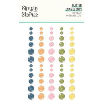 Simple Stories - Enamel Dots "Fresh Air" 60 Stück 