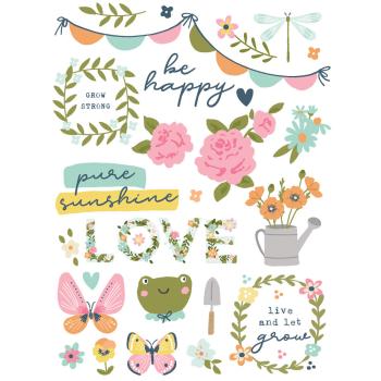 Simple Stories - Transfer Sticker "Fresh Air" Rub Ons