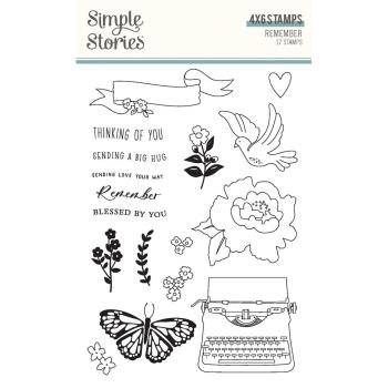 Simple Stories - Stempelset "Remember" Clear Stamps 