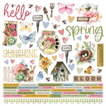 Simple Stories - Aufkleber "Simple Vintage Spring Garden" Cardstock Sticker 