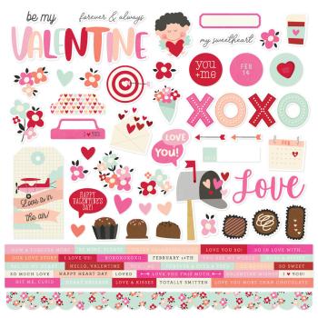 Simple Stories - Aufkleber "Valentine's Day" Cardstock Sticker 