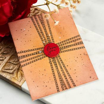 Spellbinders - Press Plate & Dies "Sealed Cord & Faux Seal Sentiments"