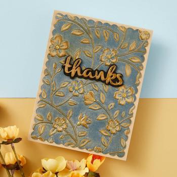 Spellbinders - Prägefolder "Flowers & Foliage" Embossingfolder