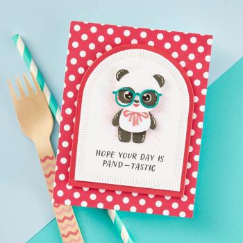 Spellbinders - Stanzschablone "Dancin' Birthday Panda" Dies