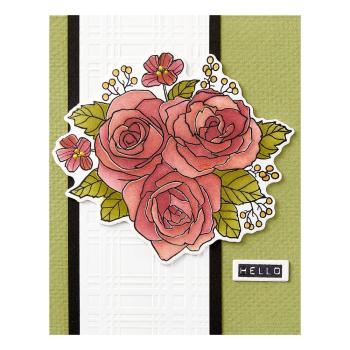 Spellbinders - Stempelset & Stanzschablone "Garden Party" Clear Stamps & Dies