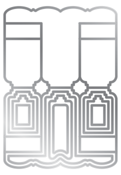 Gemini - Stanzschablone "Grand Centre Stepper Card" Papercraft Dies