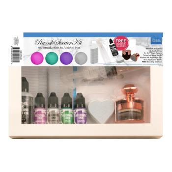 Couture Creations - Alcohol Ink Starter Kit "Peacock"