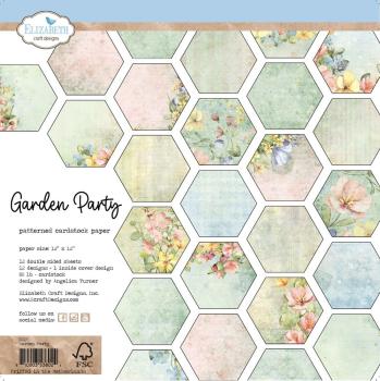 Elizabeth Craft Designs - Designpapier "Garden Party" Paper Pack 12x12 Inch - 12 Bogen