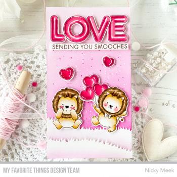 My Favorite Things - Stanzschablone & Stempelset "Lovely Lions" Die-namics & Clear Stamps