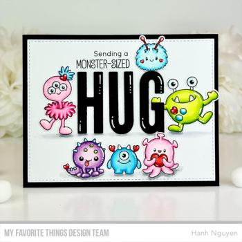 My Favorite Things - Stanzschablone & Stempelset "Monster Love" Die-namics & Clear Stamps