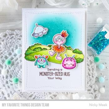 My Favorite Things - Stanzschablone & Stempelset "Monster Love" Die-namics & Clear Stamps