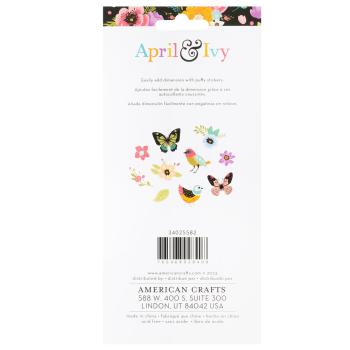 American Crafts - Aufkleber "April and Ivy Icons" Puffy Sticker