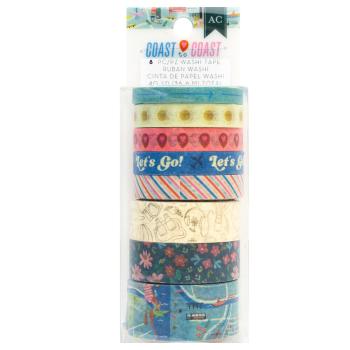 American Crafts - Decorative Tape "Coast-to-Coast" Washi Tape