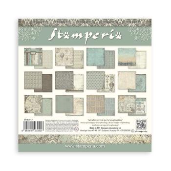 Stamperia - Designpapier "Voyages Fantastiques" Paper Pack 12x12 Inch - 10 Bogen