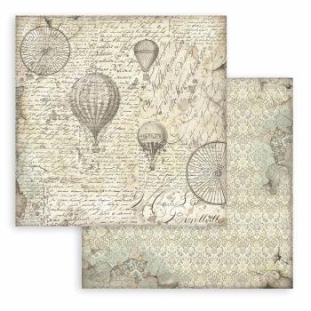 Stamperia - Designpapier "Voyages Fantastiques" Paper Pack 12x12 Inch - 10 Bogen