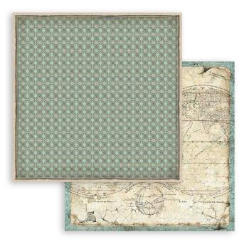 Stamperia - Designpapier "Voyages Fantastiques" Paper Pack 12x12 Inch - 10 Bogen