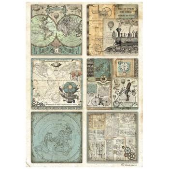 Stamperia - Decopatch Papier "6 Cards" Decoupage A4 - 6 Bogen  