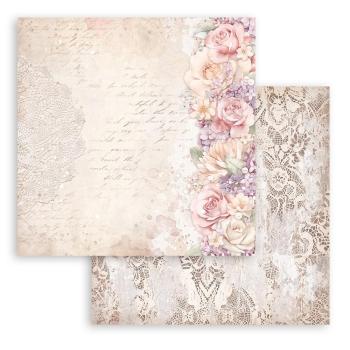 Stamperia - Designpapier "Romance Forever" Paper Pack 8x8 Inch - 10 Bogen