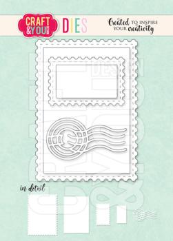 Craft & You Design - Stanzschablone "ATC Frame with Stamp" Dies