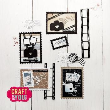 Craft & You Design - Stanzschablone "ATC Frame with Stamp" Dies