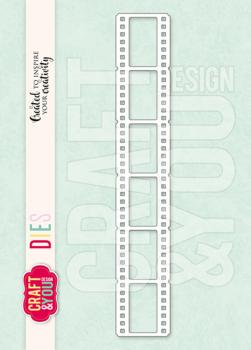 Craft & You Design - Stanzschablone "Film Strip 2,4x14 cm" Dies