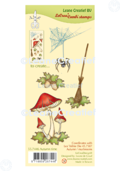 Leane Creatief - Stempelset "Autumn Time" Combi Clear Stamps