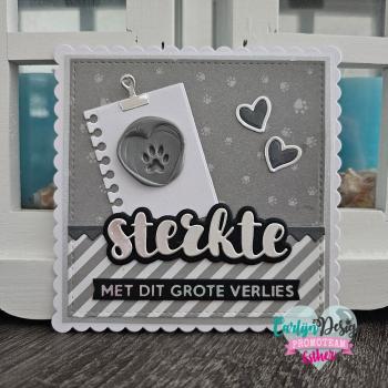 Carlijn Design - Wachssiegel Stempel " Hart met Pootje" Wax Seal Stamp 37