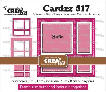 Crealies - Stanzschablone "No. 517 Frame & Inlays Sofie" Cardzz Dies