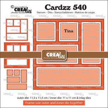 Crealies - Stanzschablone "No.540 Frame & Inlays" Cardzz Dies