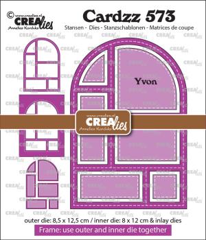 Crealies - Stanzschablone "No. 573 Frame & Inlays Yvon" Cardzz Dies