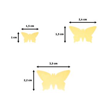 Vaessen Creative - 3 Motivstanzer "Schmetterlinge"