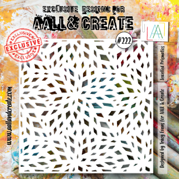 AALL and Create - Schablone 6x6 Inch "Jewelled Prismatics "Stencil