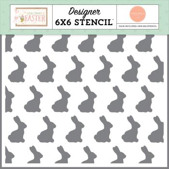 Carta Bella - Schablone 6x6 Inch "Bunny Love" Stencil