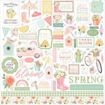 Carta Bella - Designpapier "Here Comes Spring" Collection Kit 12x12 Inch - 12 Bogen  