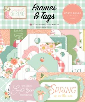 Carta Bella "Here Comes Spring" Frames & Tags