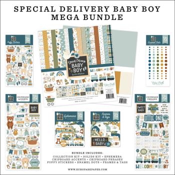 Echo Park - Komplettpaket "Special Delivery Baby Boy" Mega Bundle